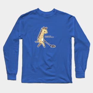 Kawaii Games Shuffleboard Giraffe Long Sleeve T-Shirt